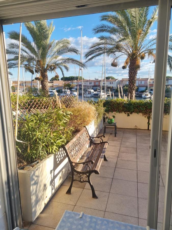 Cap Capistol Studio Avec Terrasse, Vue Port Agde Exteriér fotografie